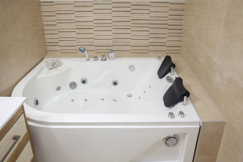 Corner Whirlpool Bathtub